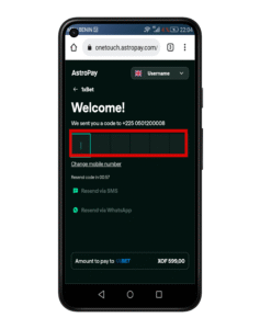valider la transaction