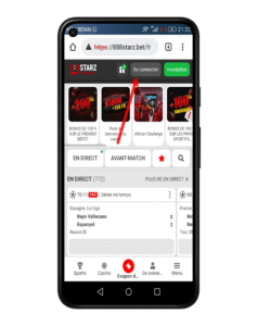 se connecter sur 888starz